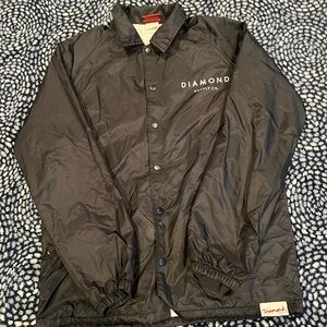small diamond supple co button up collar shirt